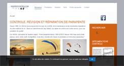 Desktop Screenshot of parapente-controle.com
